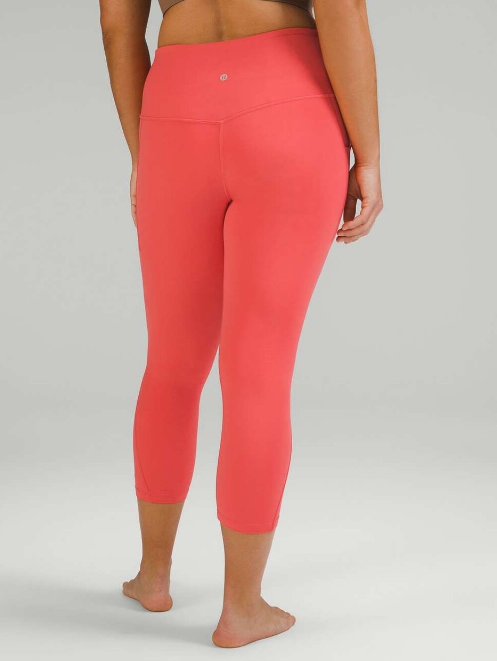 Lululemon Align High-Rise Crop with Pockets 23" Pale Raspberry Double Lined - Picture 1 of 9
